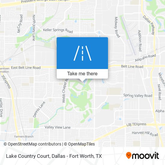Mapa de Lake Country Court