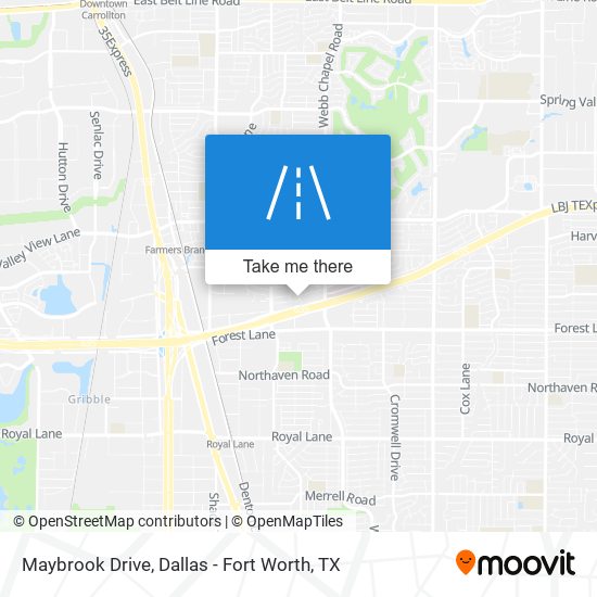 Maybrook Drive map