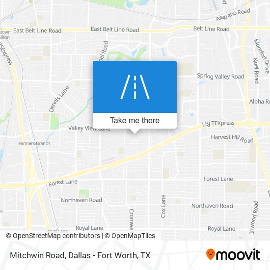 Mapa de Mitchwin Road