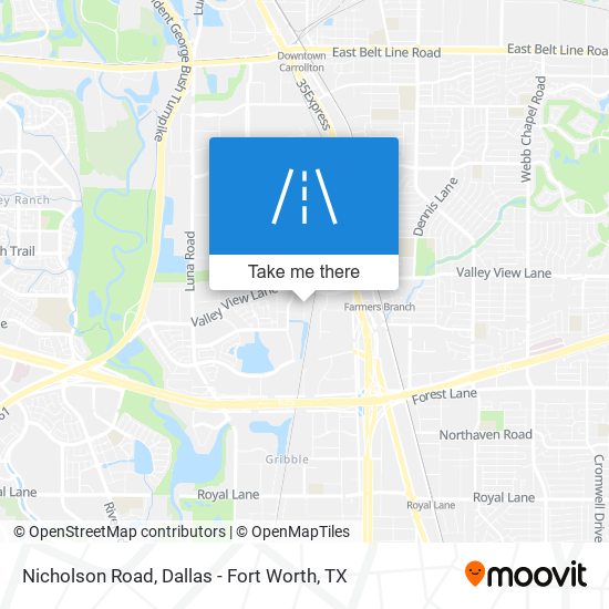 Mapa de Nicholson Road