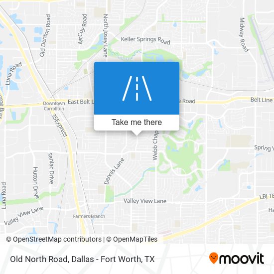 Mapa de Old North Road