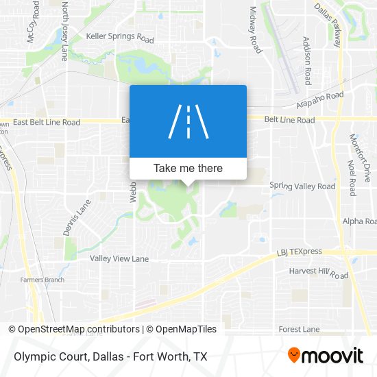 Olympic Court map