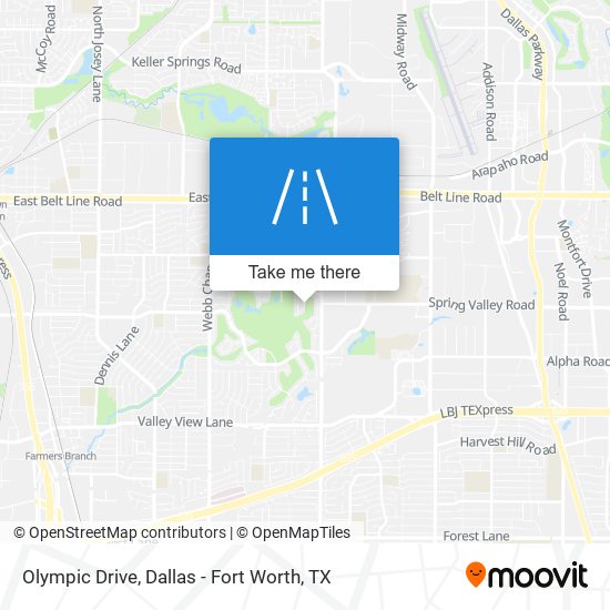 Mapa de Olympic Drive