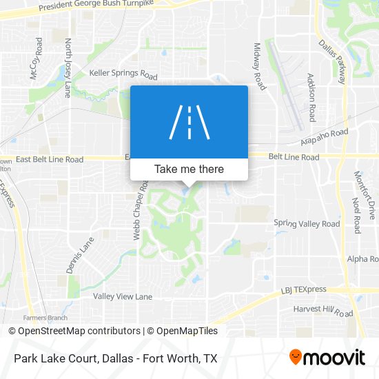 Park Lake Court map