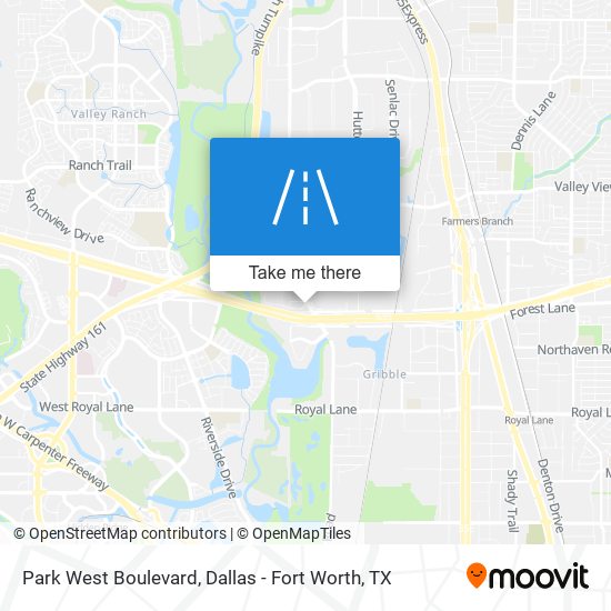 Mapa de Park West Boulevard