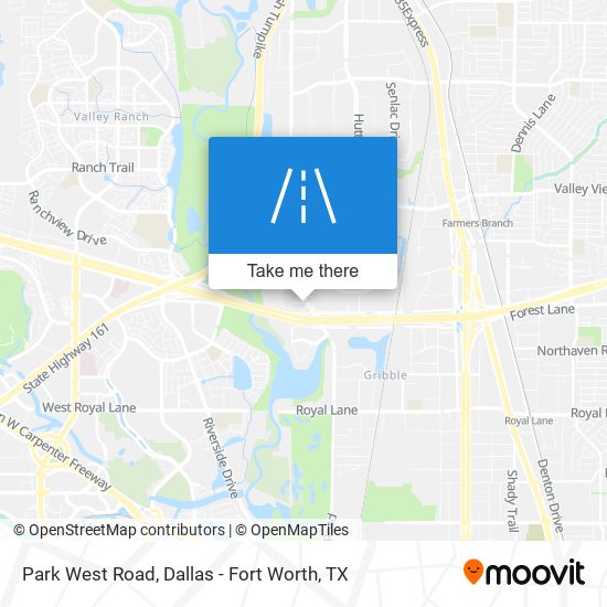 Mapa de Park West Road