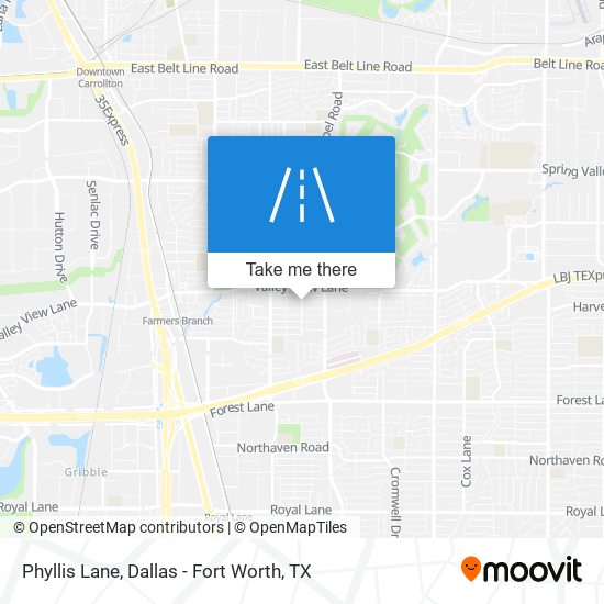 Phyllis Lane map