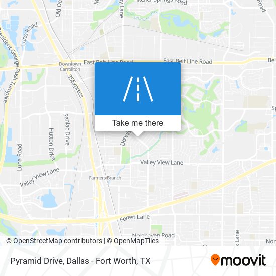 Pyramid Drive map