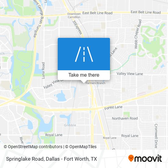 Springlake Road map
