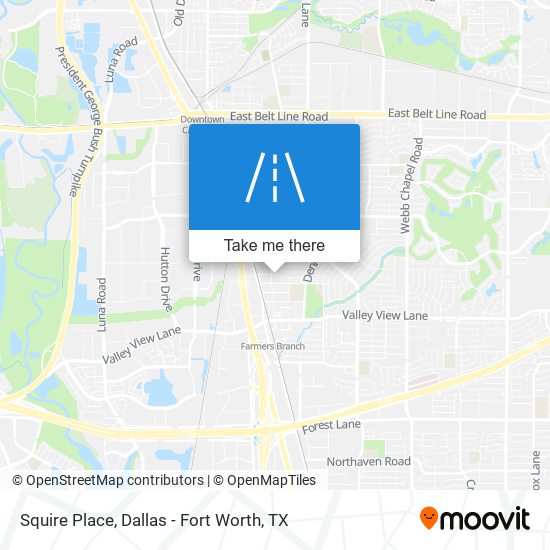 Squire Place map