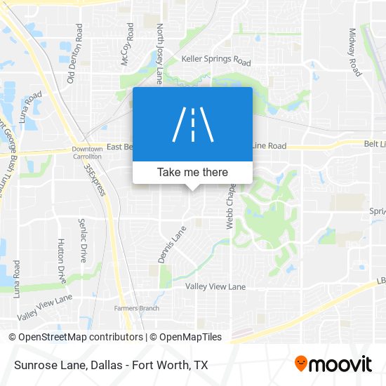Sunrose Lane map
