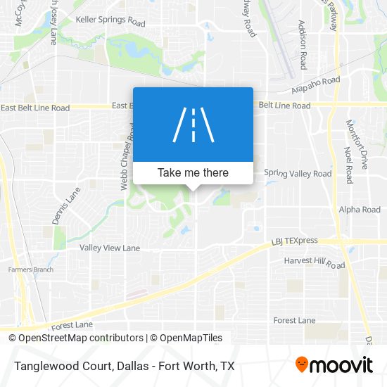 Tanglewood Court map