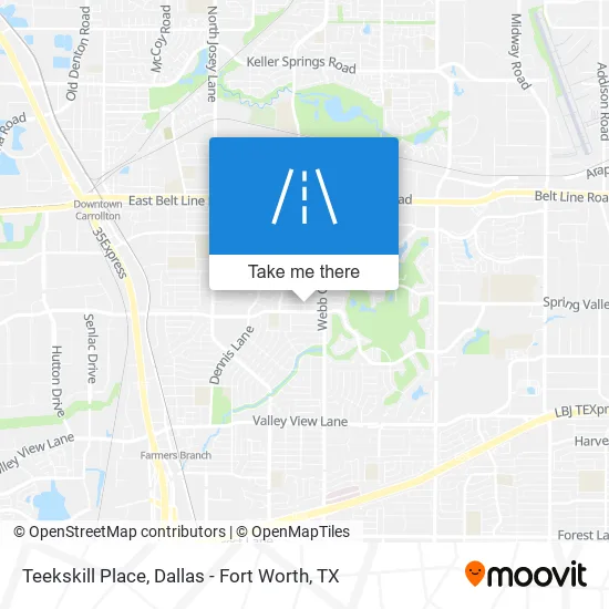 Teekskill Place map