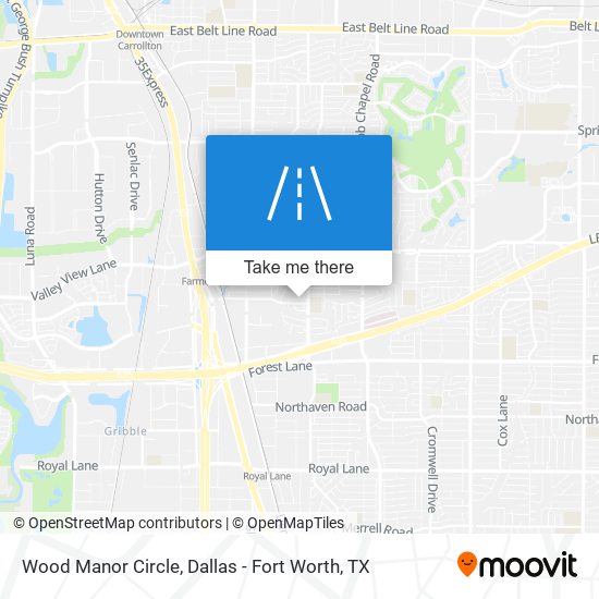 Wood Manor Circle map