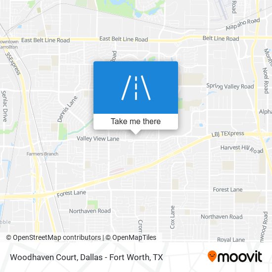 Woodhaven Court map