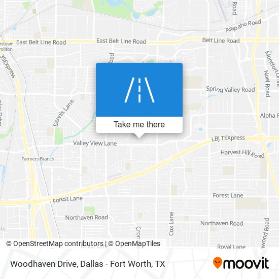 Mapa de Woodhaven Drive