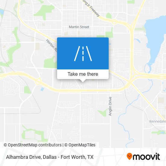 Alhambra Drive map