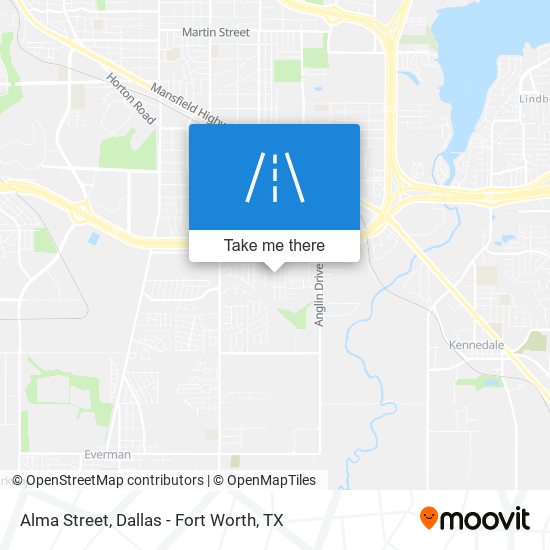 Alma Street map