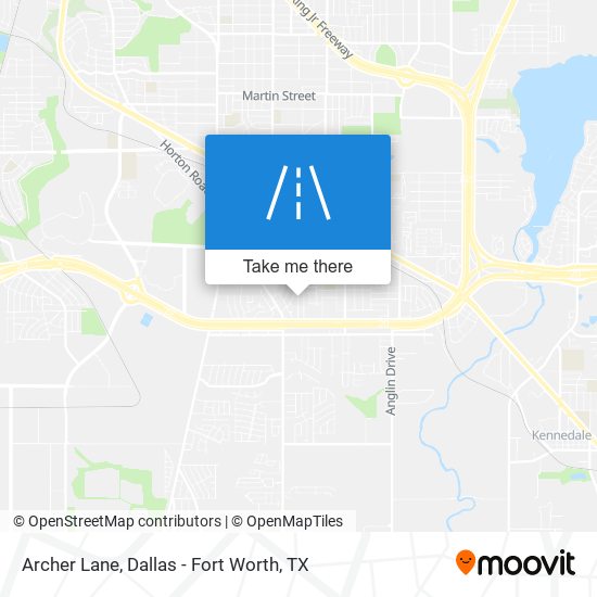 Archer Lane map