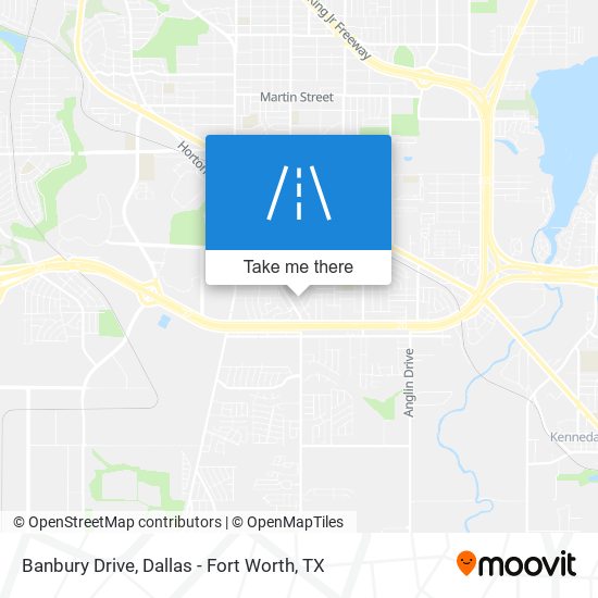 Banbury Drive map