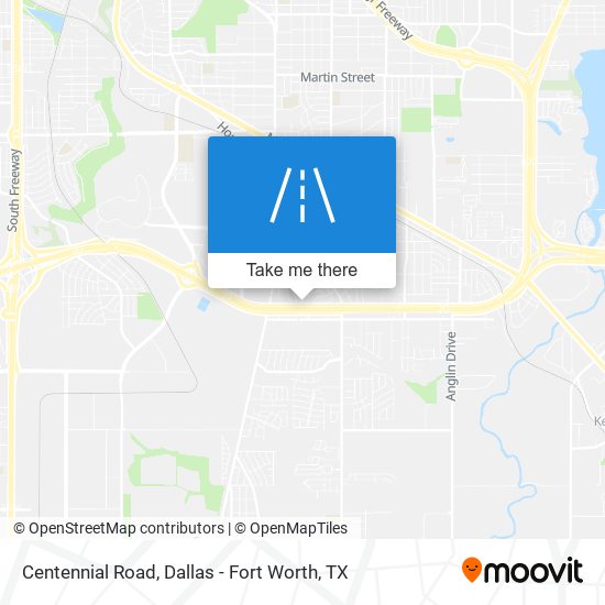 Mapa de Centennial Road