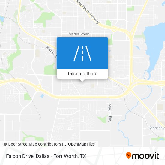 Falcon Drive map