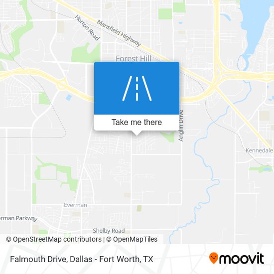 Falmouth Drive map