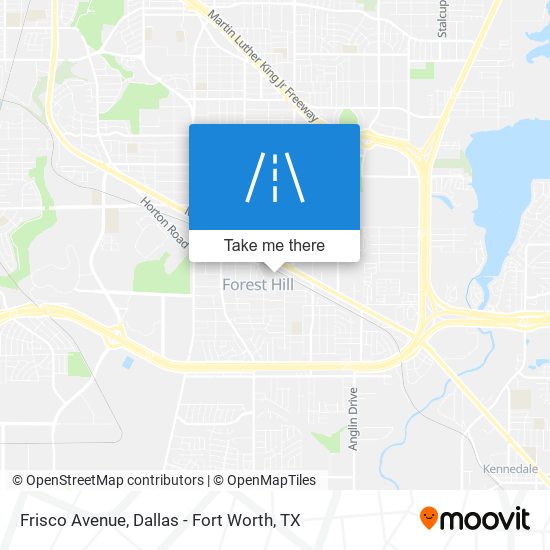 Mapa de Frisco Avenue