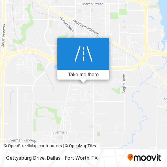 Mapa de Gettysburg Drive