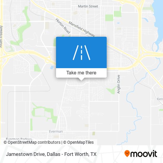 Mapa de Jamestown Drive