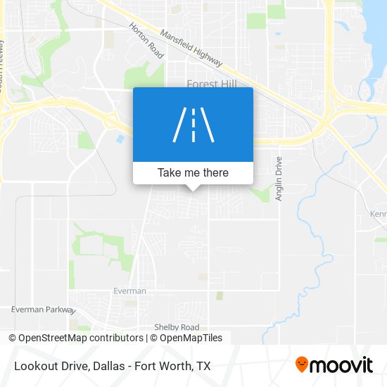 Lookout Drive map