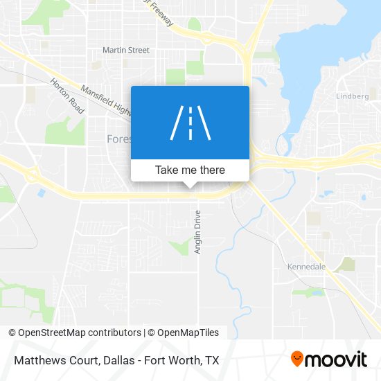 Matthews Court map