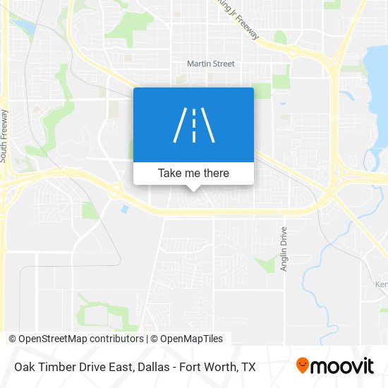 Oak Timber Drive East map