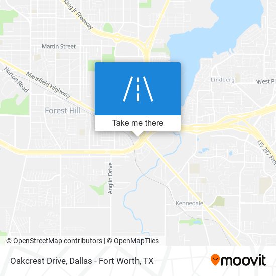 Mapa de Oakcrest Drive