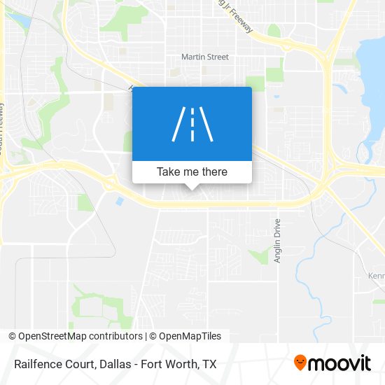 Mapa de Railfence Court