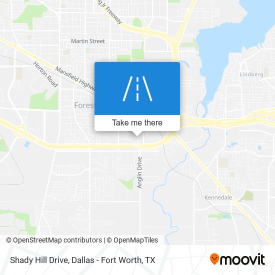 Shady Hill Drive map