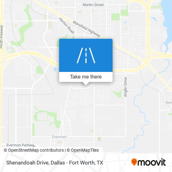 Shenandoah Drive map