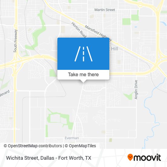 Wichita Street map