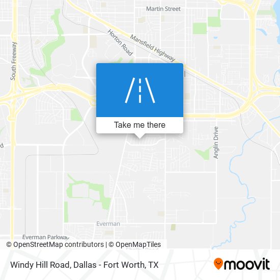 Windy Hill Road map