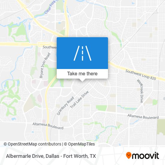 Albermarle Drive map