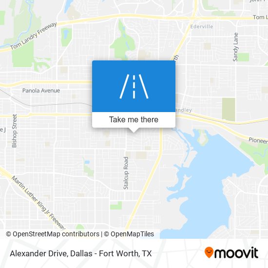 Mapa de Alexander Drive