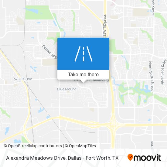 Alexandra Meadows Drive map