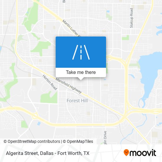 Algerita Street map