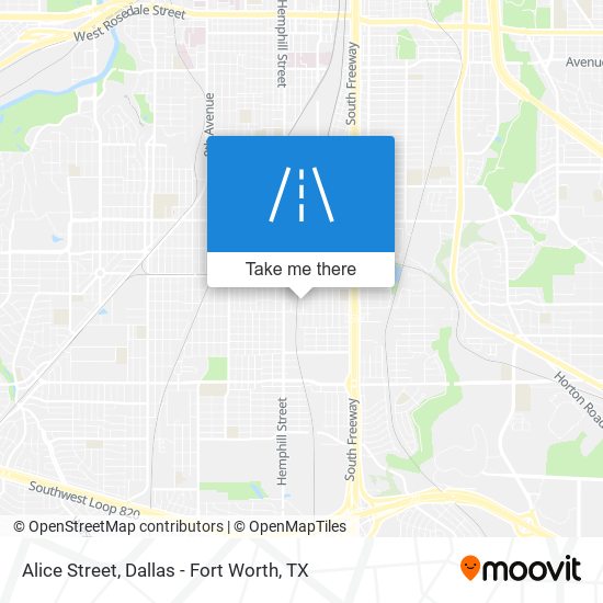 Mapa de Alice Street