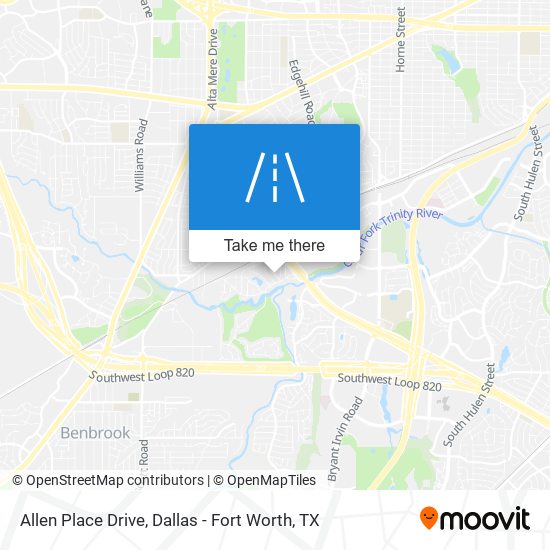 Allen Place Drive map