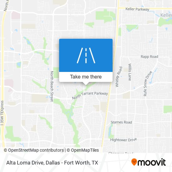 Alta Loma Drive map
