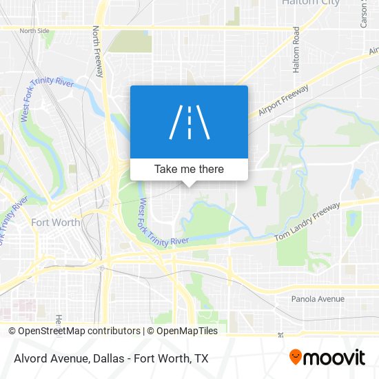 Alvord Avenue map