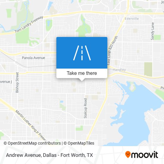 Mapa de Andrew Avenue