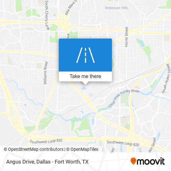 Angus Drive map