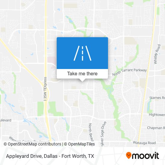 Appleyard Drive map